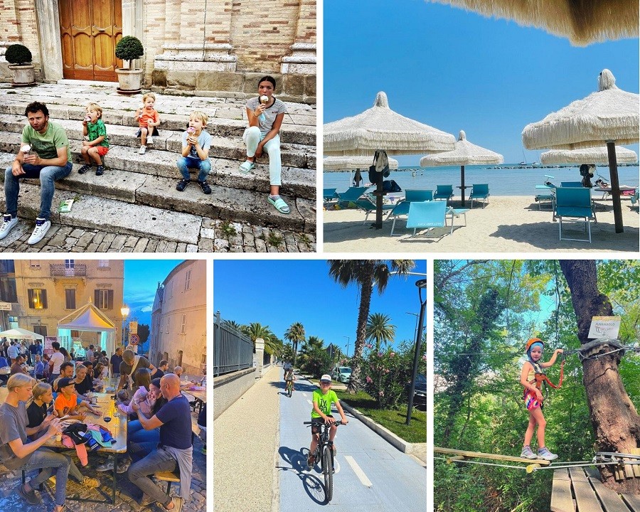 Casa Torre Vakantiehuizen Le Marche, Italie collage  omgeving  2024