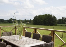t Keampke in Twente, Nederland terras 't Keampke 30pluskids