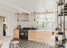 Ziltvloed in Zeeland, Nederland keuken 2 Vakantiehuis Ziltvloed 30pluskids