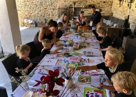 7.  Mazieras in de Dordogne, Frankrijk schilderen Maziéras - vakantiehuizen 30pluskids