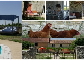 Domaine les Fontaines in de Tourraine, Frankrijk collage 2 Domaine Les Fontaines 30pluskids