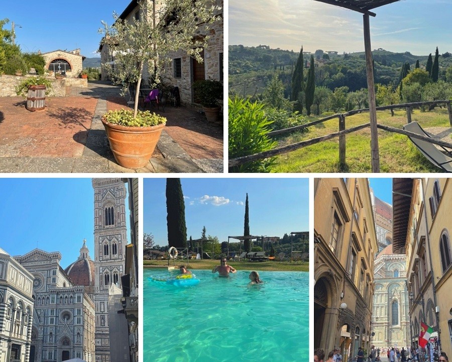 Borgo delle Fonti, Florence Italie collage Borgo delle Fonti, Florence Italie collage