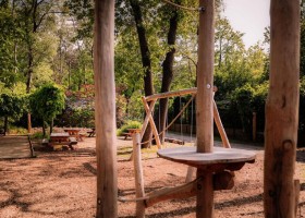 Boslodge Grasmus in Nunspeet op de Veluwe Gelderland Nederland picknickplek Boslodge Huismus 30pluskids