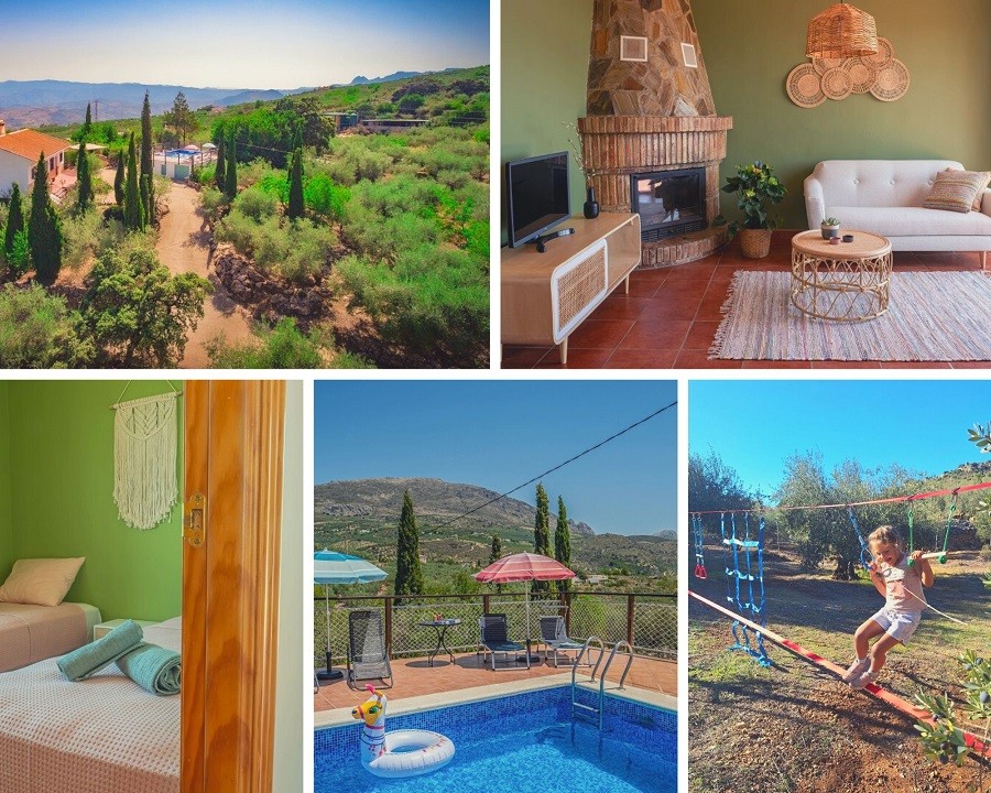 Vida Calma in Andalusie, Spanje collage 2024
