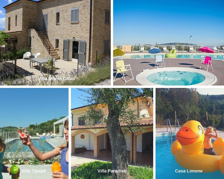 Charme delle Marche in Le Marche, Italie collage