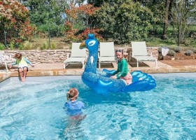 Petit Mas de Reve in de Lot, Frankrijk zwembad Petit Mas de Rệve 30pluskids