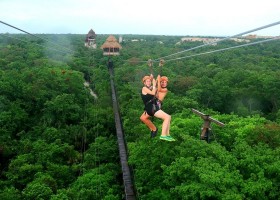 Travelnauts Mexico Playa del Carmen ziplinen Travelnauts rondreis Mexico 30pluskids