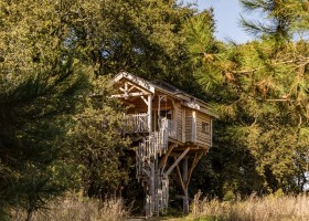 Dihan Evasion in Bretagne, Frankrijk boomhuis 2 DIHAN - Hotel de cabanes 30pluskids