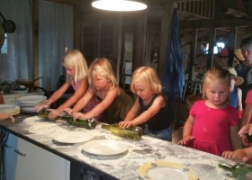 Bonneblond in de Auvergne, Frankrijk kinderen koken Domaine Bonneblond 30pluskids