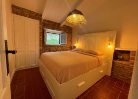 Casa Glamping Sorriso in Umbrie Italie slaapkamer Casa & Glamping Sorriso 30pluskids