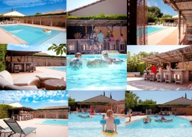 Rendez-vous in Roaix, Zuid-Frankrijk zwembad Vakantieverblijf Rendez-Vous 30pluskids