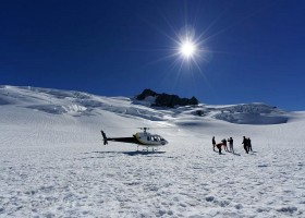 Travelnauts Nieuw-Zeeland heli hike gletsjer Fox Travelnauts rondreis Nieuw-Zeeland 30pluskids