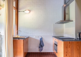 Droste's Boerderijlodges Vrielinck Hezingen, Nederland keuken Droste's Boerderijlodges Hezingen 30pluskids