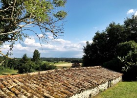 Domaine La Fontaine in Poitou-Charentes, Frankrijk uitzicht Domaine la Fontaine 30pluskids