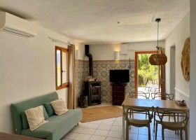 Finca Vellie in Benissa, Spanje bovenappartement woonkamer 2 Finca Vellie 30pluskids