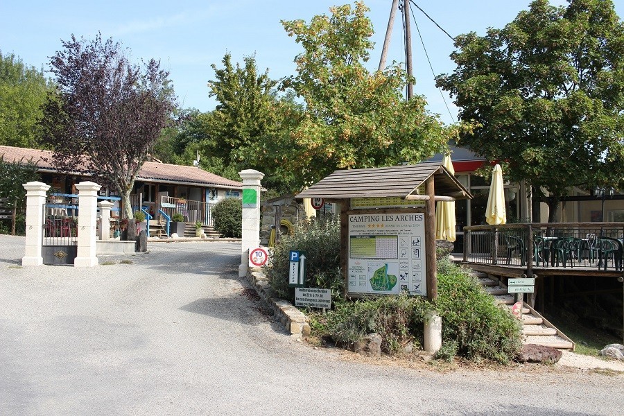 Blog Greencamp door Norbert Camping les Arches in Frankrijk entree