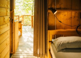 Camping Lucherino in Toscane, Italie safaritent glamping Camping Lucherino 30pluskids