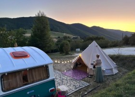 Agriturismo Camping Vista San Vicino Le Marche Italie Kampementje - kopie Agriturismo Vista San Vicino 30pluskids