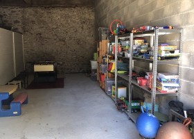 La Legerie in Pensol, Limousin, Haute-Vienne, Frankrijk speelschuur La Lègerie 30pluskids