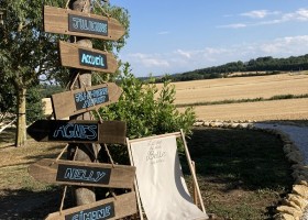 Domaine La Grangette in Zuid-Frankrijk bordje Domaine La Grangette 30pluskids
