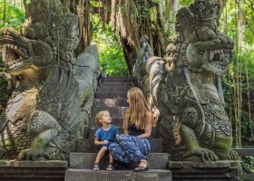 Travelnauts Indonesie Bali Ubud monkey forest gezin Travelnauts rondreis Bali 30pluskids