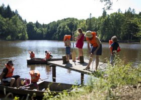 Huttopia Village Senonches, Frankrijk varen Village Huttopia Senonches 30pluskids