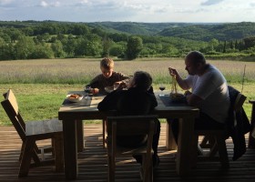 Lot Sous Toile in de Lot, Frankrijk eten Lot Sous Toile 30pluskids