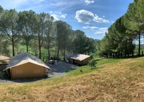 Casa Glamping Sorriso in Umbrie Italie tenten Casa & Glamping Sorriso 30pluskids
