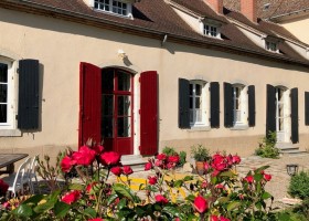 Chateau des Edelins in de Auvergne, Frankrijk rozen Chateau des Edelins 30pluskids