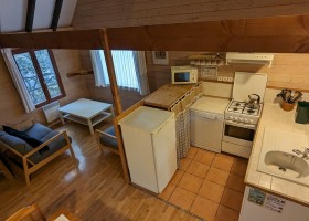 Castelwood in de Dordogne, Frankrijk chalet interieur Castelwood Vacances 30pluskids