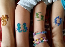 Casa Tartufo in Le Marche, Italie glittertattoos Casa Tartufo 30pluskids