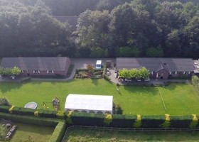 In de Vlinderkes in Arcen, Nederland overzicht terrein In de Vlinderkes 30pluskids