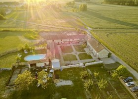 Domaine les Fontaines in de Tourraine, Frankrijk overzicht Domaine Les Fontaines 30pluskids