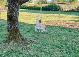 Petit Mas de Reve in de Lot, Frankrijk schommelen Petit Mas de Rệve 30pluskids