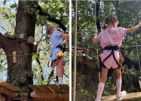 Domaine Las Brugues in de Aude, Zuid-Frankrijk klimmen Las Brugues 30pluskids