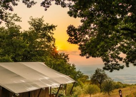 Camping Lucherino in Toscane, Italie luxe glamping Camping Lucherino 30pluskids