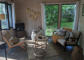Castelwood in de Dordogne, Frankrijk luxe lodge Castelwood Vacances 30pluskids