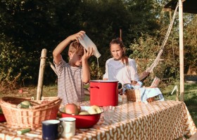 BoerenBed De Kalverweide in Kallenkote, Nederland ontbijt BoerenBed De Kalverweide 30pluskids