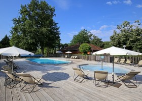Huttopia CityKamp Camping de l'Ill Colmar, Frankrijk zwembaden CityKamp Camping de l'Ill Colmar 30pluskids