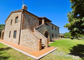 Pian della Bandina in Umbrie, Italie gebouw La Casa dei Contadini 30pluskids