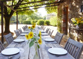 Chateau Breduriere in de Vendee, Frankrijk Table d'hote 11 Château Bredurière  30pluskids