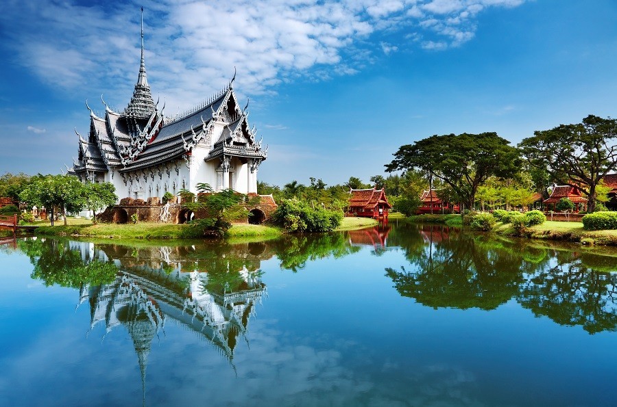 Thailand Bangkok Sanphet Prasat Palace
