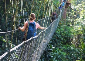 KidsReizen Maleisie Taman-Negara-hangbruggen-Gionne KidsReizen Maleisië - 2 weken vakantiepret 30pluskids