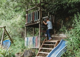 Quinta Horta da Rosa in Leiria, Portugal boomhut Quinta Horta da Rosa 30pluskids