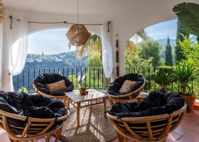 La Casa Costa Blanca in Pego, Spanje zitje met uitzicht liggend La Casa Familia 30pluskids