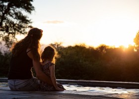 Homes of Africa in Zuid-Afrika moeder en dochter Homes of Africa vakantiehuizen 30pluskids