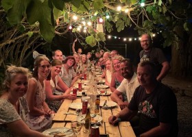 Domaine La Grangette in Zuid-Frankrijk table d'hotes Domaine La Grangette 30pluskids