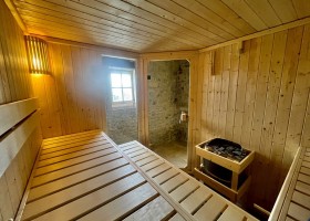 Domaine La Fontaine in Poitou-Charentes, Frankrijk sauna Domaine la Fontaine 30pluskids