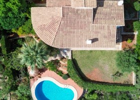 La Casa Costa Blanca in Pego, Spanje van bovenaf La Casa Familia 30pluskids