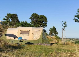 Agriturismo Il Masso in Le Marche Italie tent Agriturismo Camping Il Masso 30pluskids